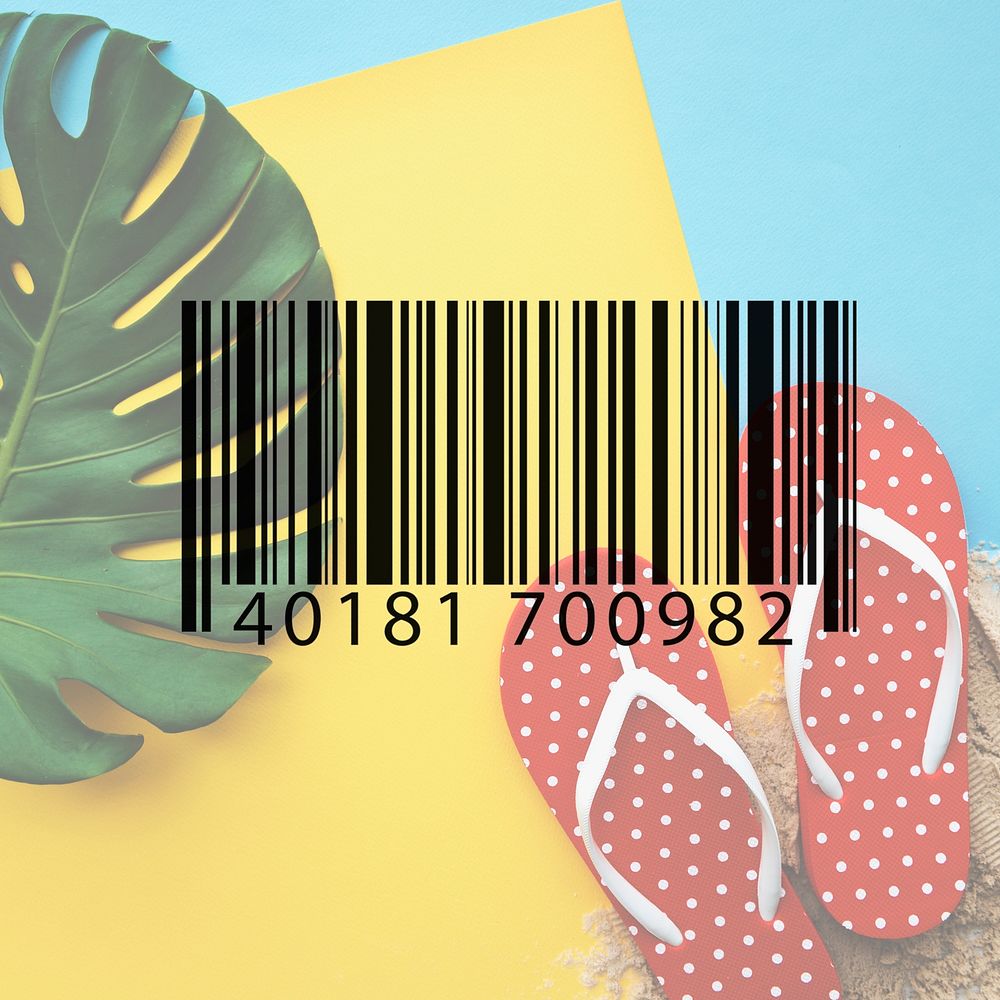 Barcode Badage Banner Scan Graphic Concept