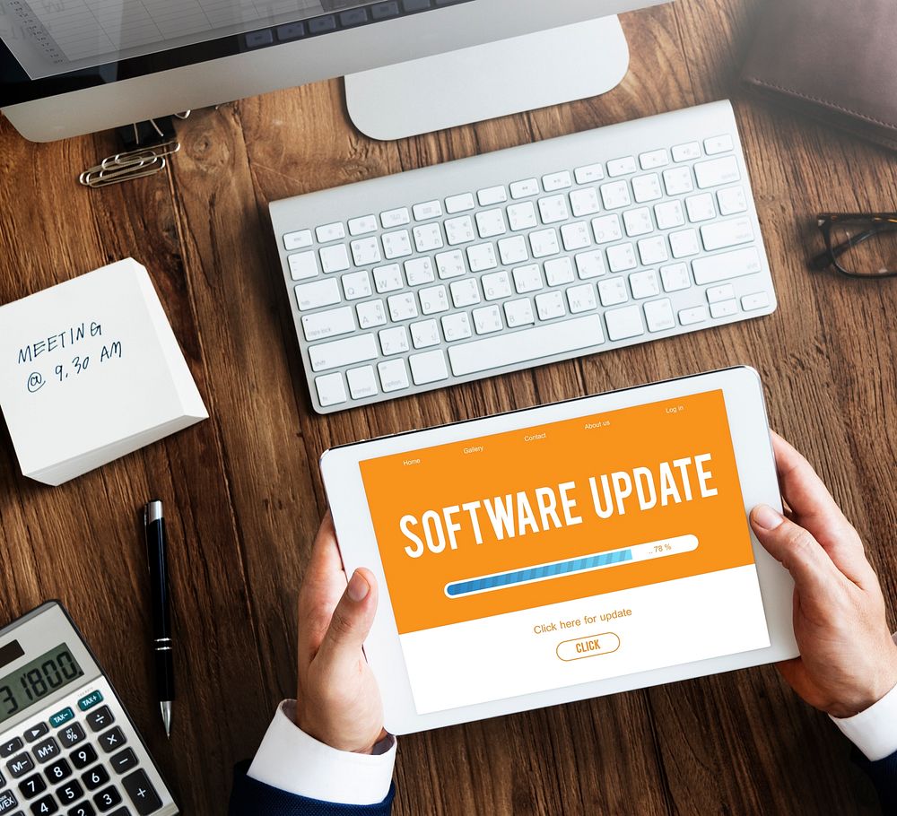 Upgrade Update Software Latest Fresh Software Concept