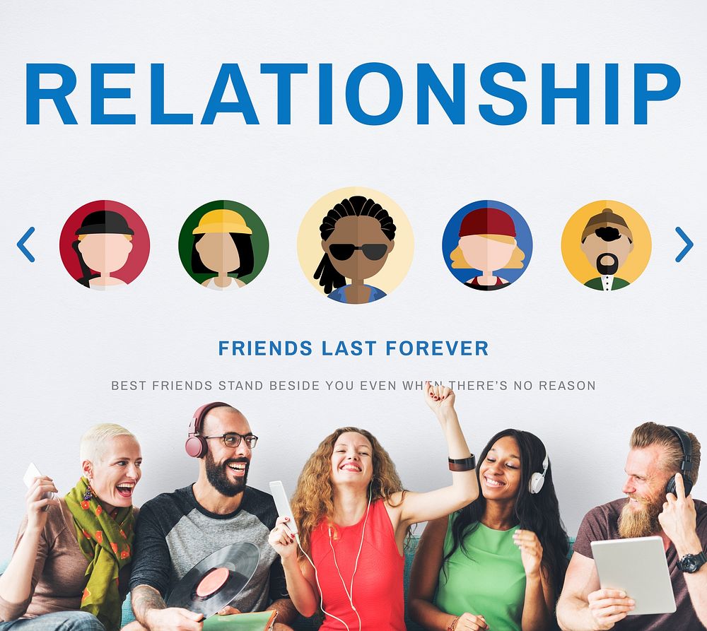 Friendship Togetherness Relationship Diversity People Concept