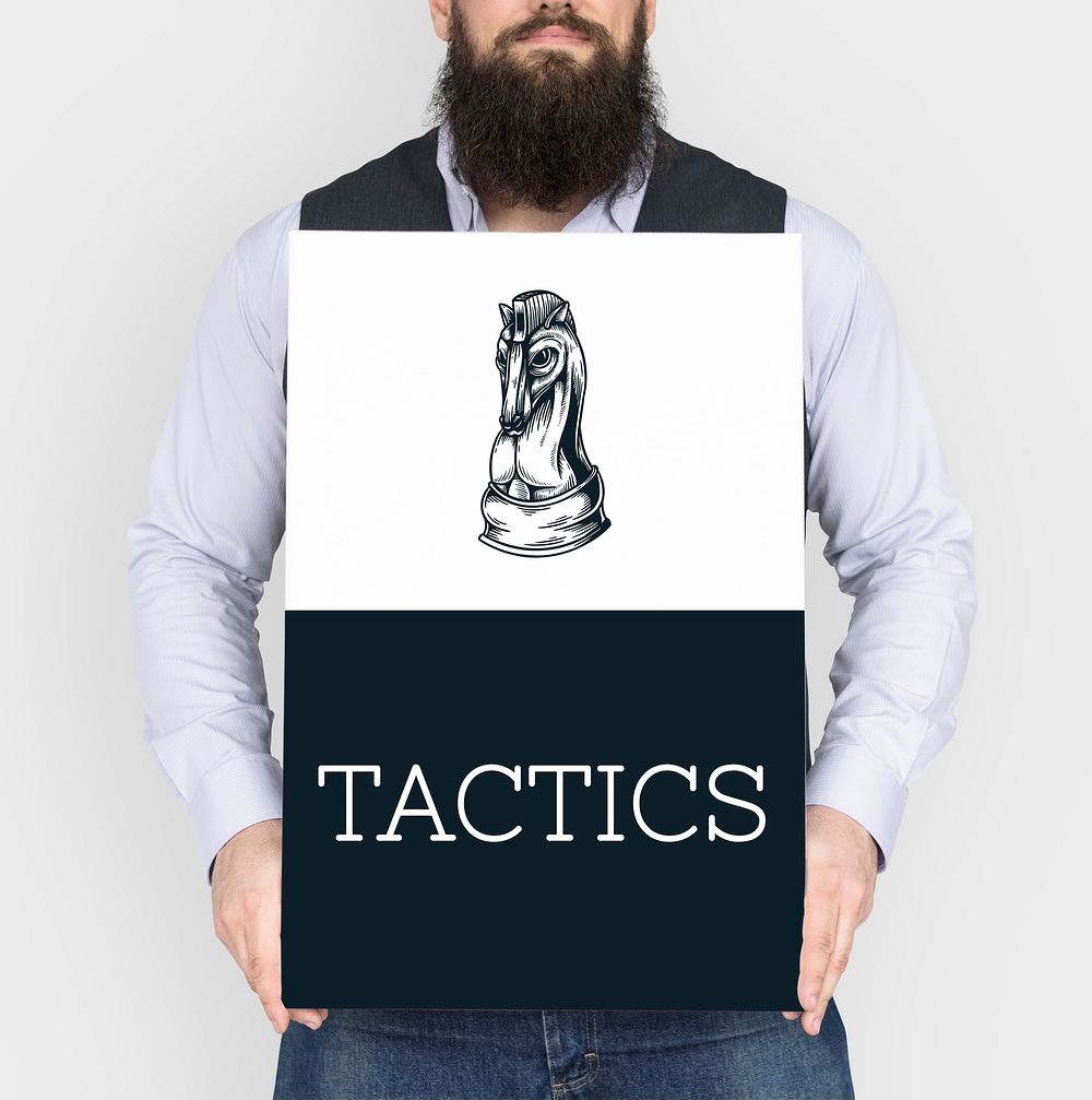 Chess Tactics Strategy Challenge Planning Horse Graphic