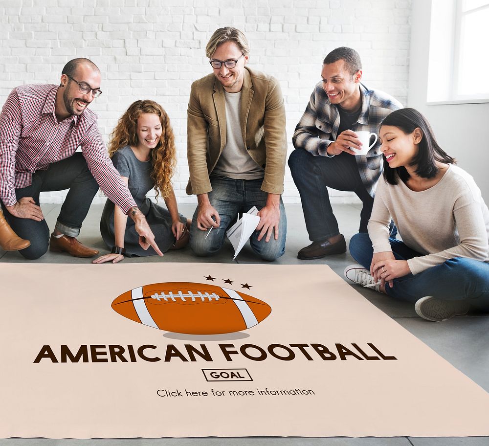 American Football Exercise Sport Concept