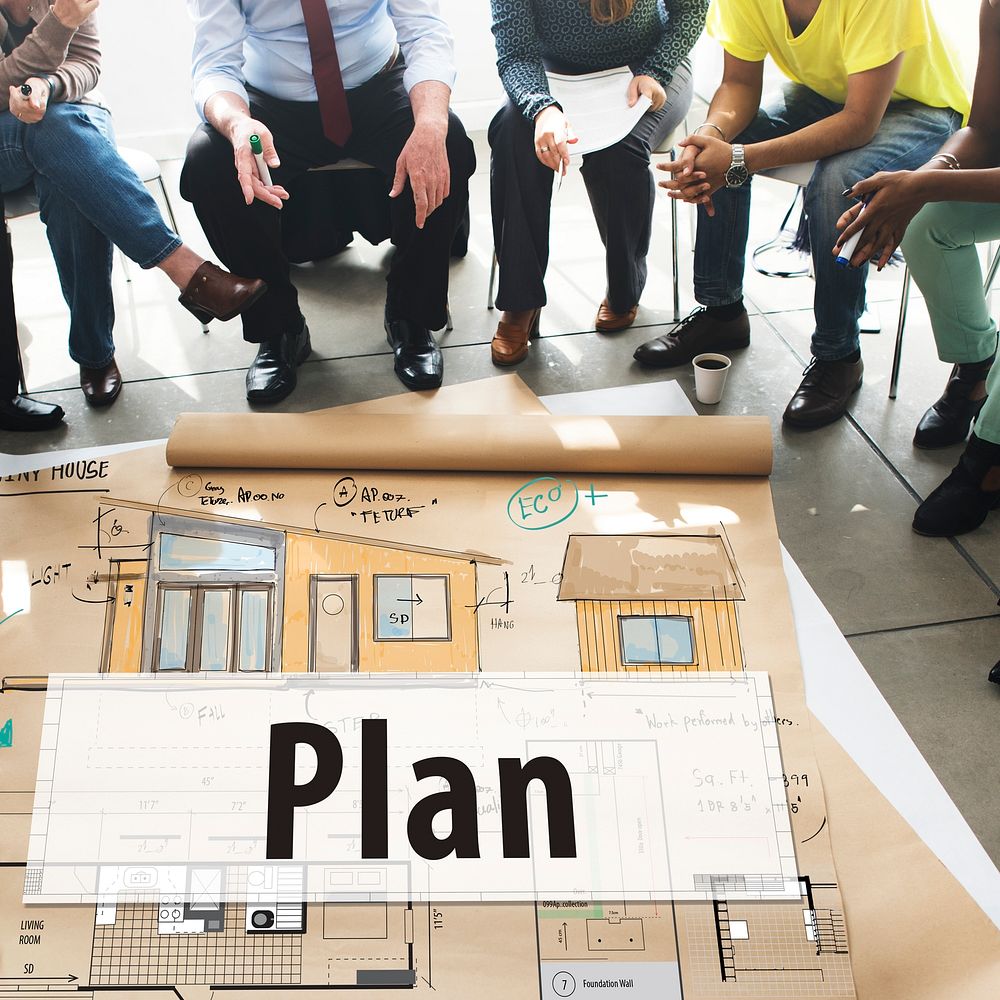 Construction Design Plan Blueprint Planning Concept