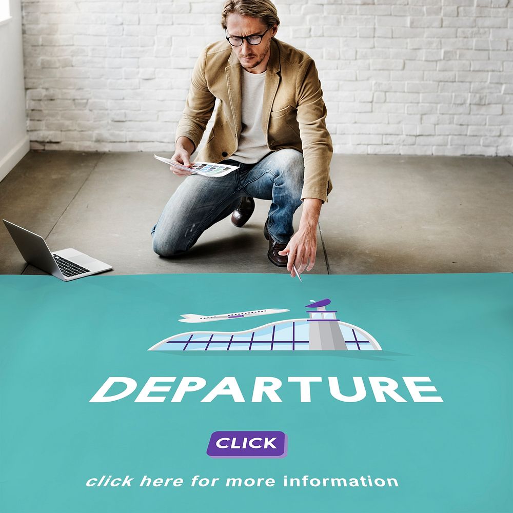 Departure Business Trip Flights Travel Concept