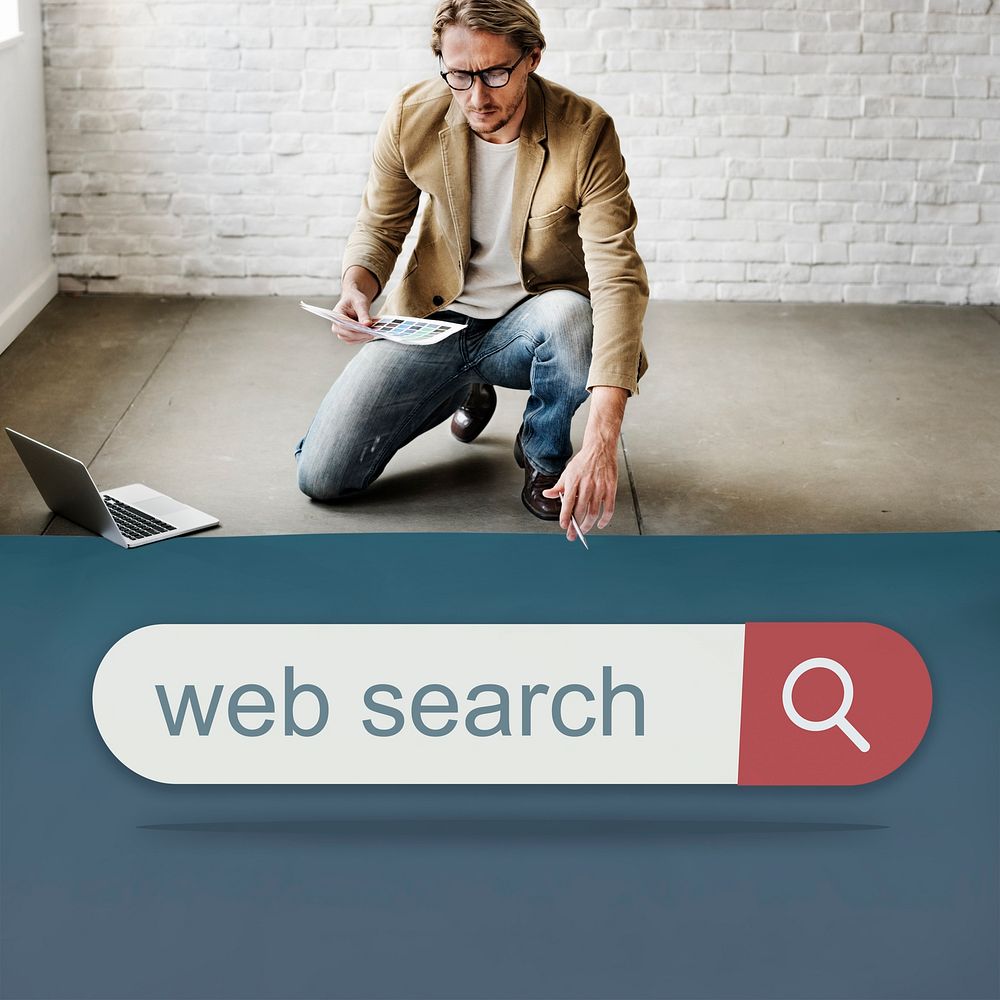 Web Search Engine Browser Find Looking Concept