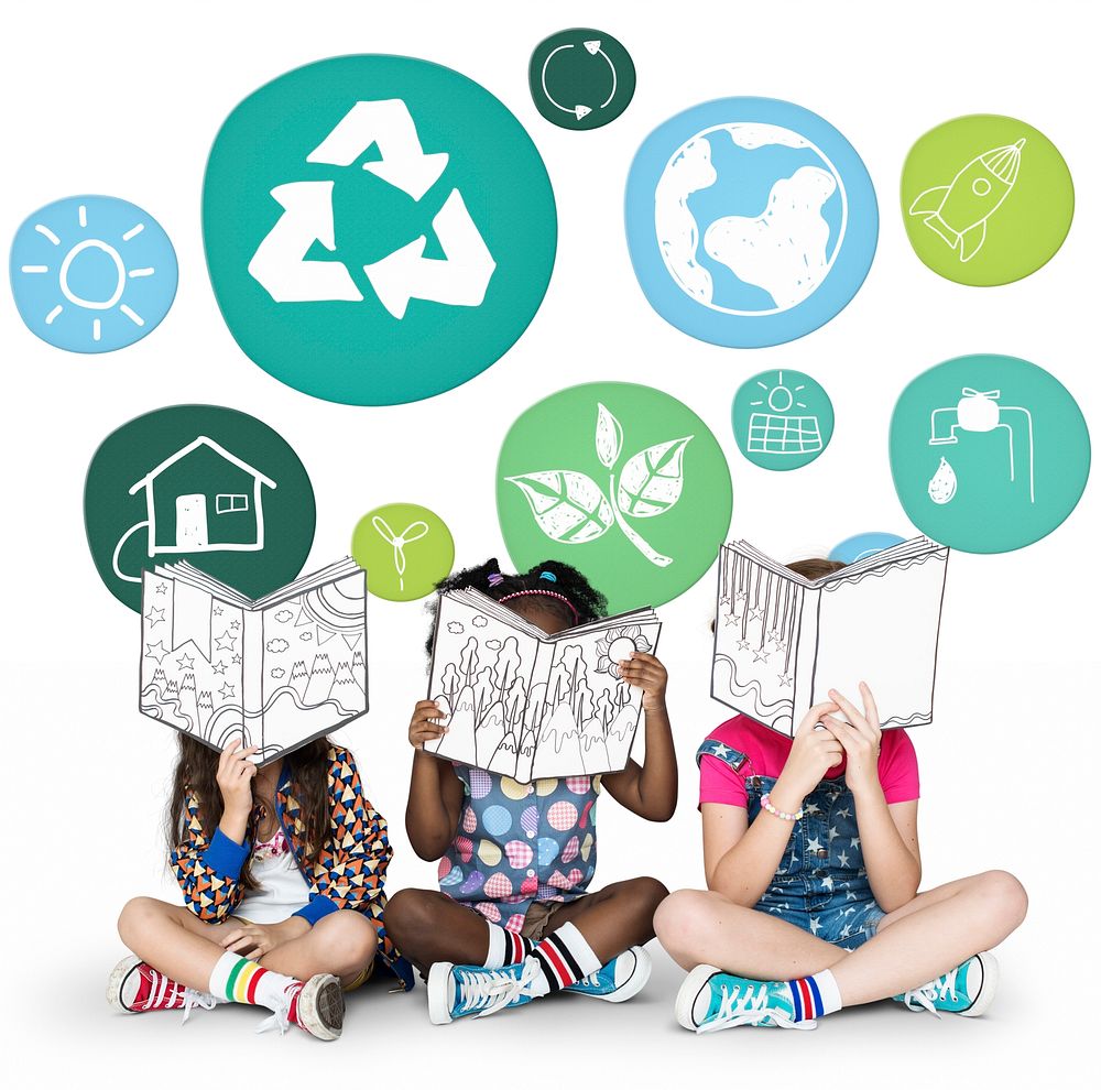 Recycle eco friendly green icons