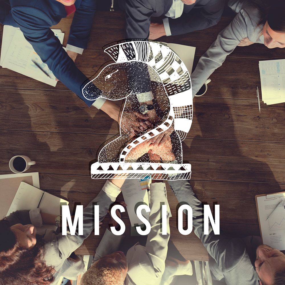 Mission Aim Aspiration Core Values Inspiration Concept