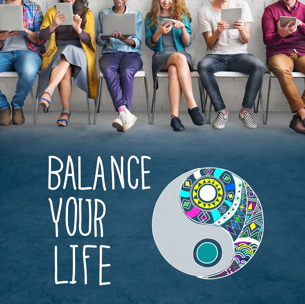 Balance Your Life Stability Work-Life Concept