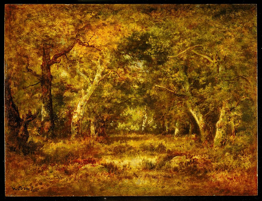 Autumn, Forest Interior. Original from the Minneapolis Institute of Art.
