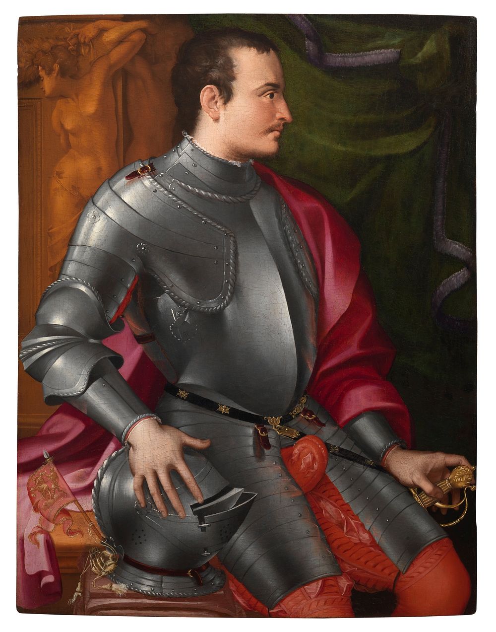 Portrait of Giovanni de’ Medici, called Giovanni dalle Bande Nere. Original from the Minneapolis Institute of Art.