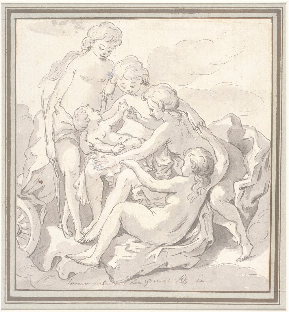 Love Received by the Graces. Original from the Minneapolis Institute of Art.