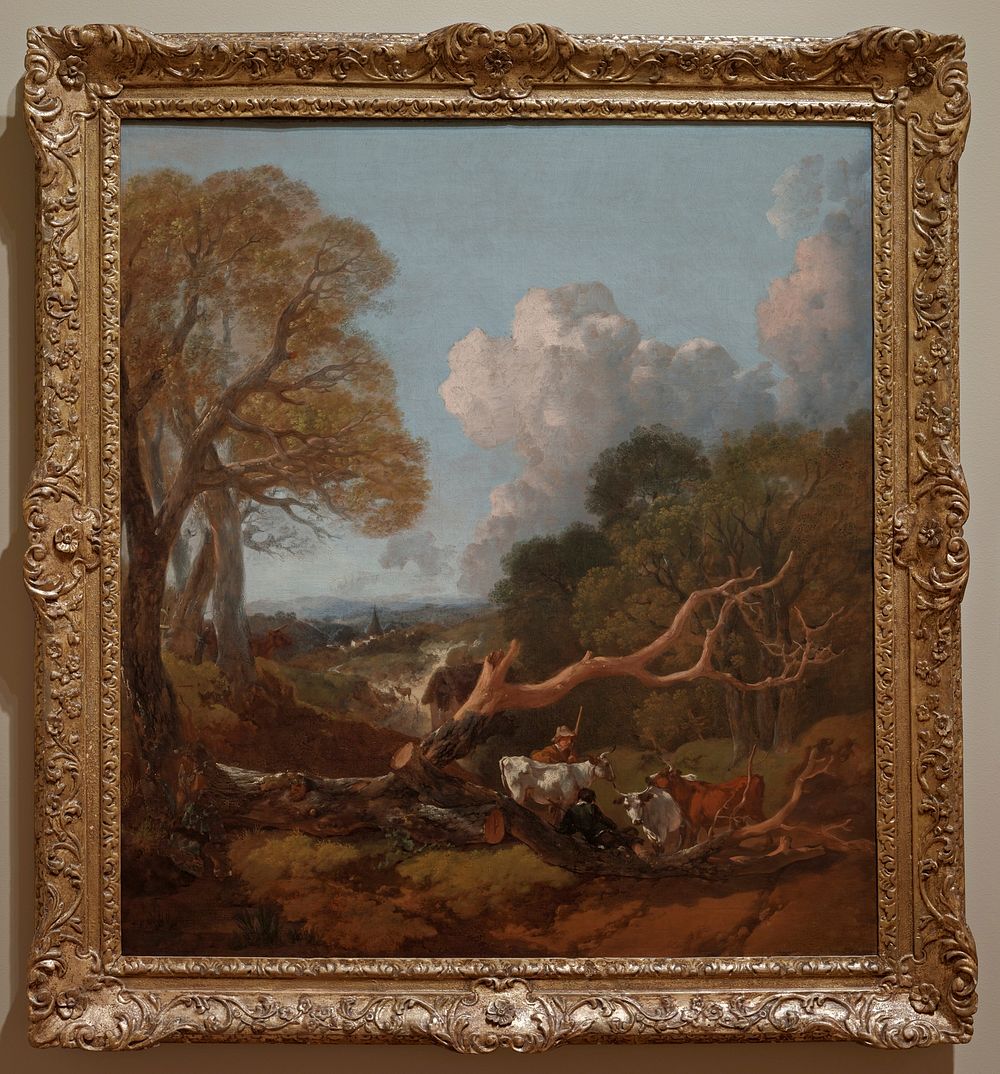 landscape with Cornard Church in the distance. Original from the Minneapolis Institute of Art.