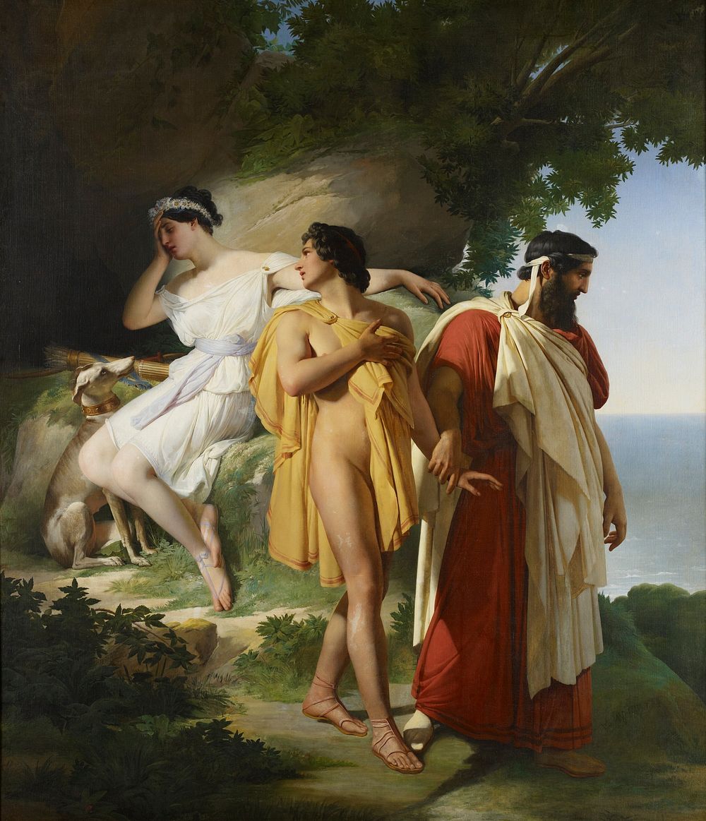 Mythology Telemachus Eucharis Mentor Minerva. Original from the Minneapolis Institute of Art.
