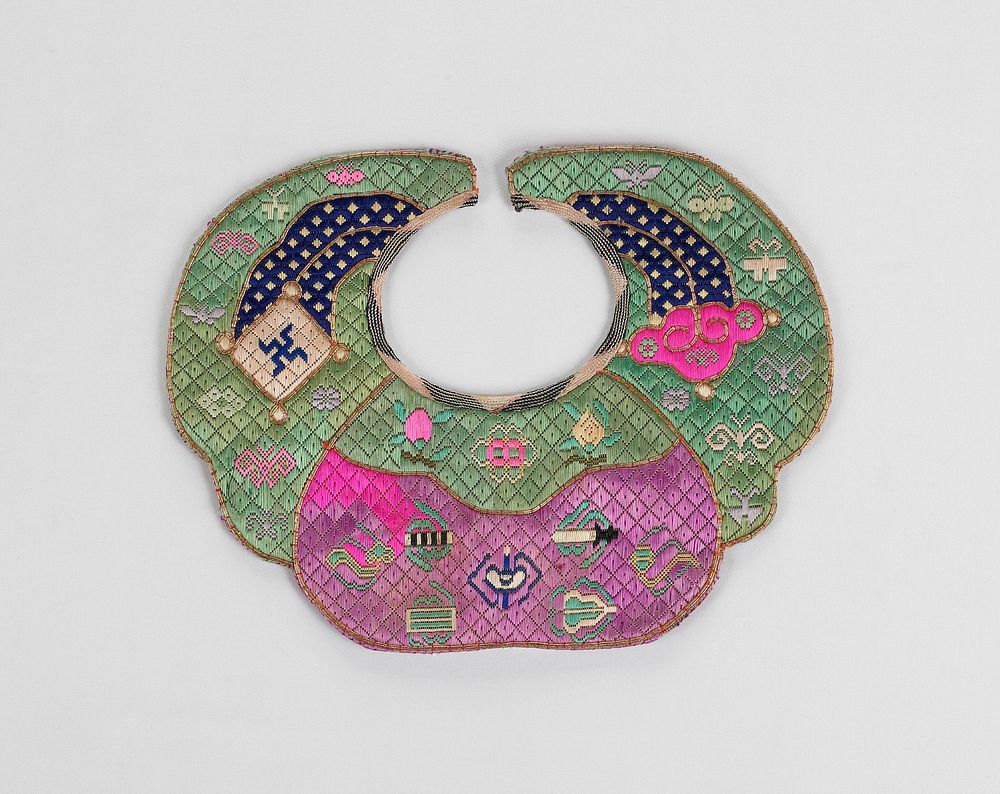 counted stitch embroidery. Original from the Minneapolis Institute of Art.