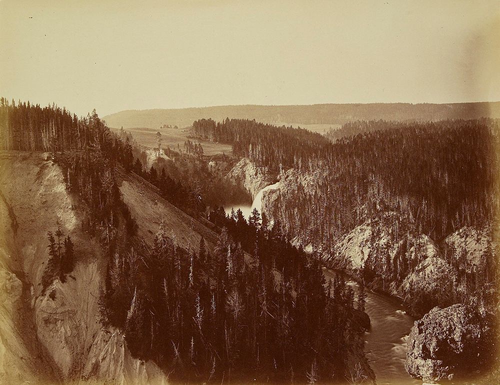 Upper Falls of the Yellowstone. Original from the Minneapolis Institute of Art.