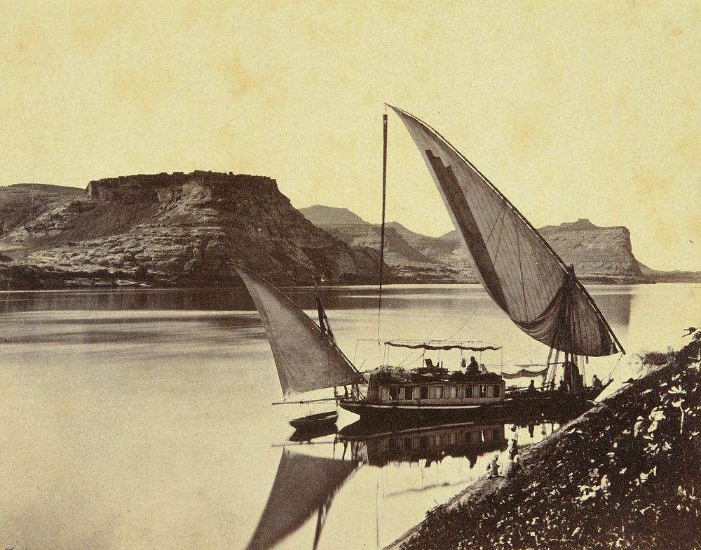 Travellers Boat at Ibrim. Original from the Minneapolis Institute of Art.