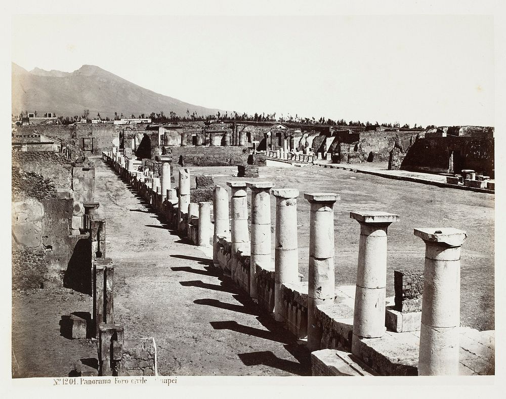 Panorama Foro Civile, Pompei. Original from the Minneapolis Institute of Art.