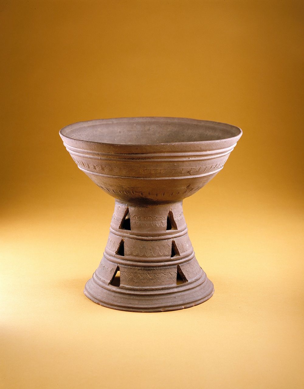 Bowl on Pierced Foot. Original from the Minneapolis Institute of Art.