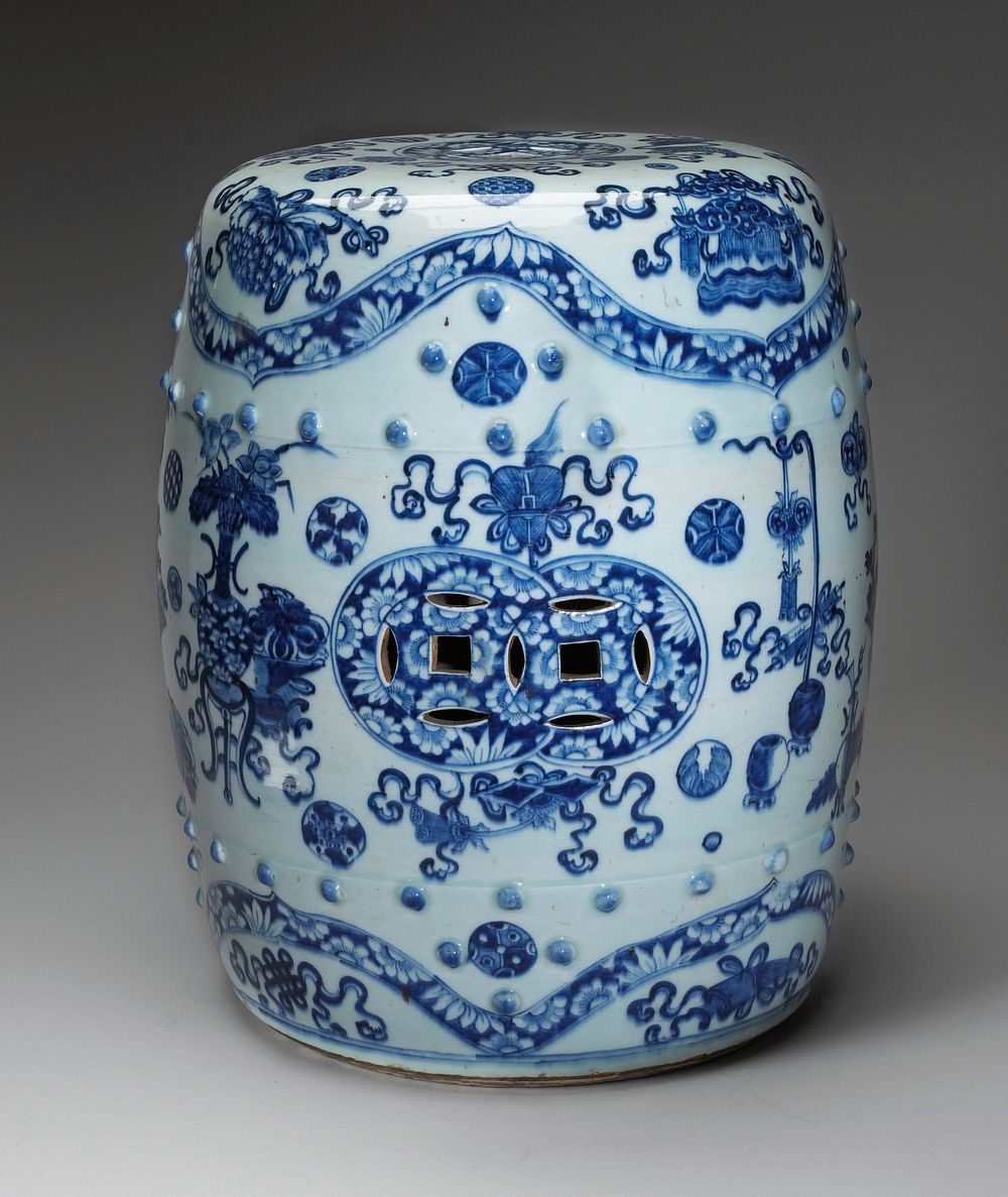 blue and white porcelain. Original from the Minneapolis Institute of Art.