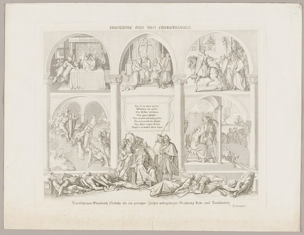 one of a set of seven engravings including title page. Original from the Minneapolis Institute of Art.