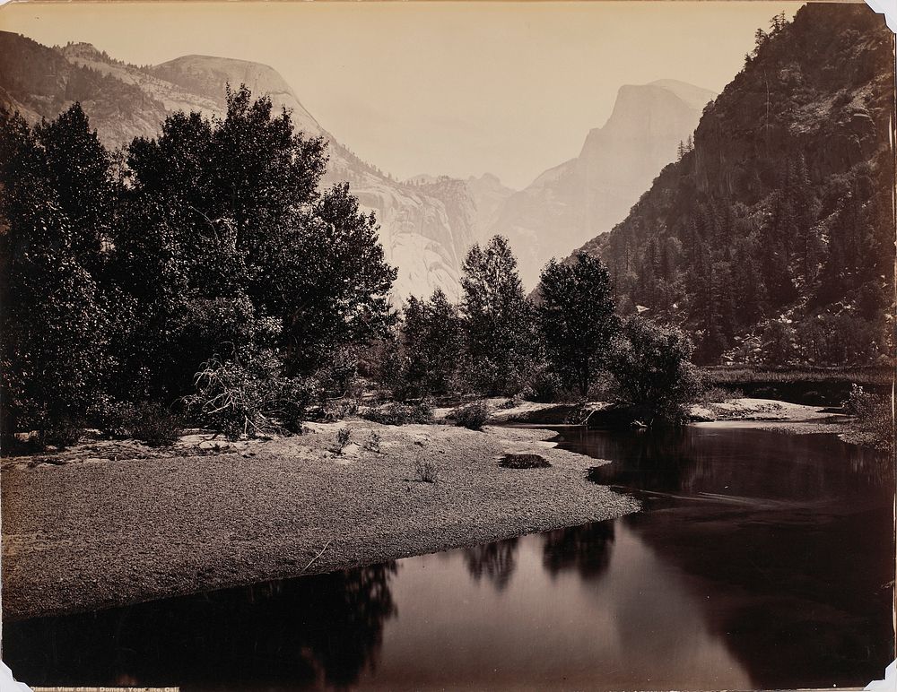 Distant View of the Domes, Yosemite Valley, California. Original from the Minneapolis Institute of Art.