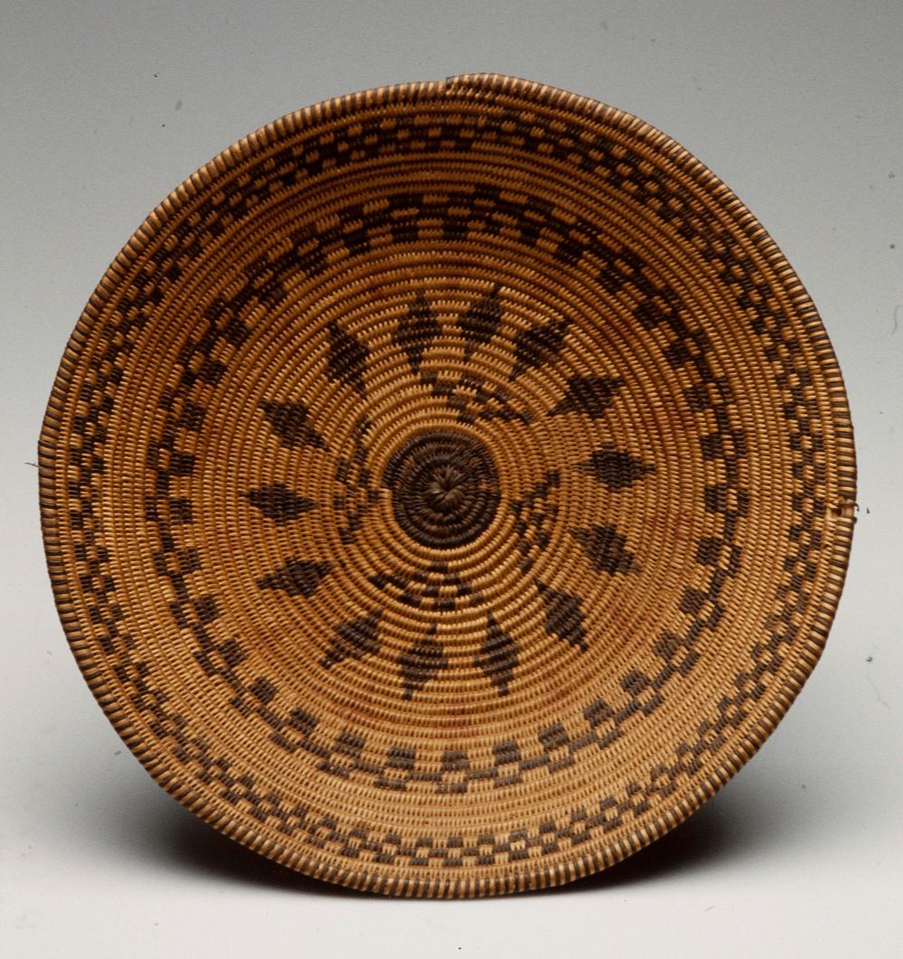 polychrome checkerboard and diamond designs. Original from the Minneapolis Institute of Art.