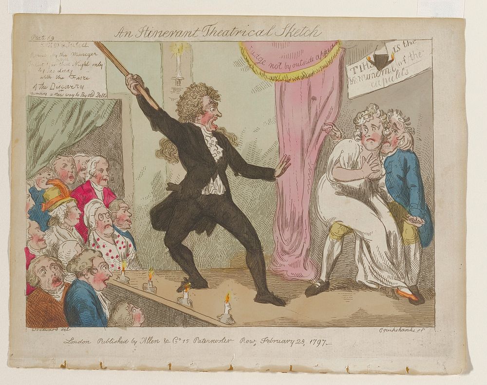 An Itinerant Theatrical Sketch. Original from the Minneapolis Institute of Art.