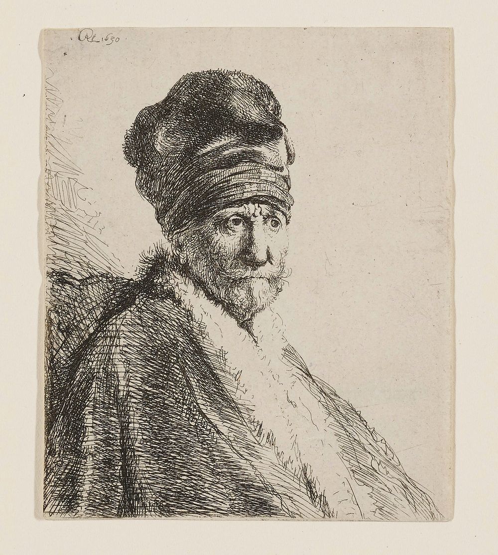 Rembrandt van Rijn's Father. Original from the Minneapolis Institute of Art.