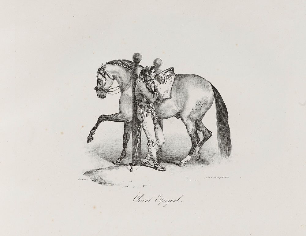 Album containing 39 lithographs by and after Géricault. Original from the Minneapolis Institute of Art.