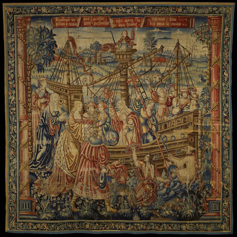 Former Classification: Textiles - Tapestry. Original from the Minneapolis Institute of Art.