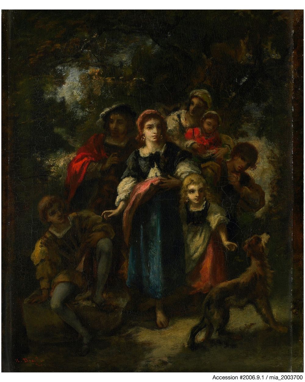Descent of the Bohemians. Original from the Minneapolis Institute of Art.