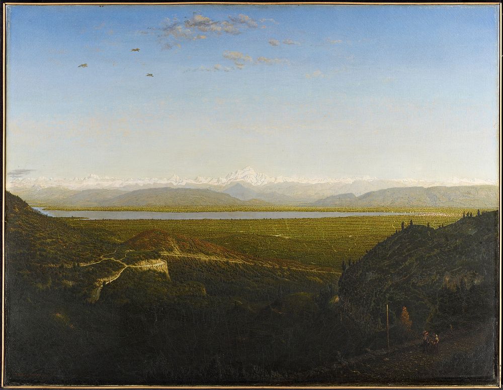 View of Mont Blanc, Seen from La Faucille. Original from the Minneapolis Institute of Art.