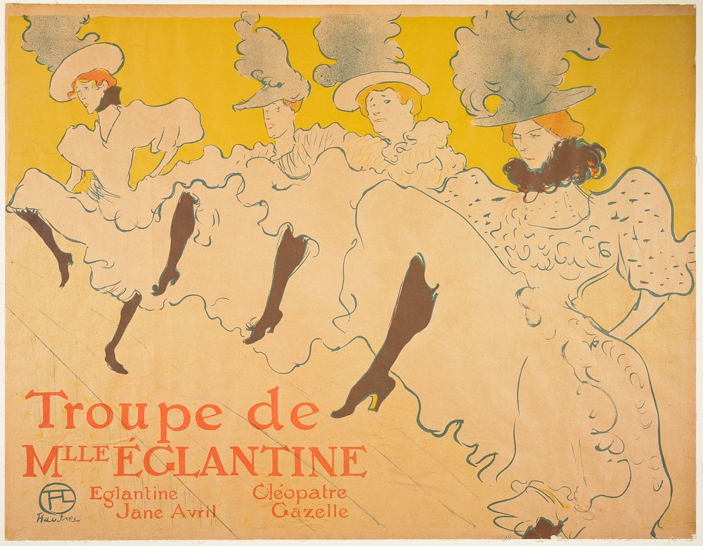 Mademoiselle Eglantine’s Troupe. Original from the Minneapolis Institute of Art.