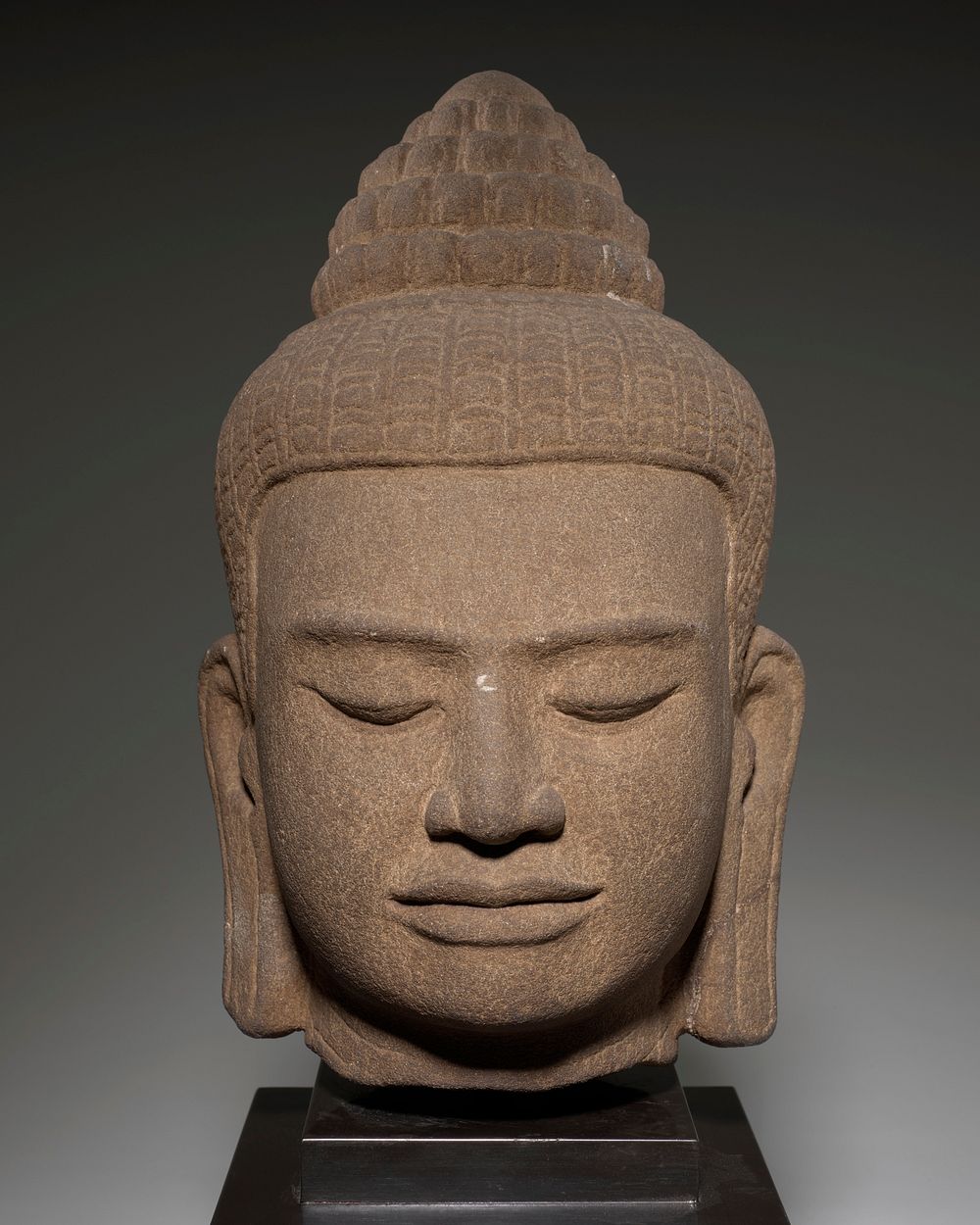 Head of the Buddha. Original from the Minneapolis Institute of Art.