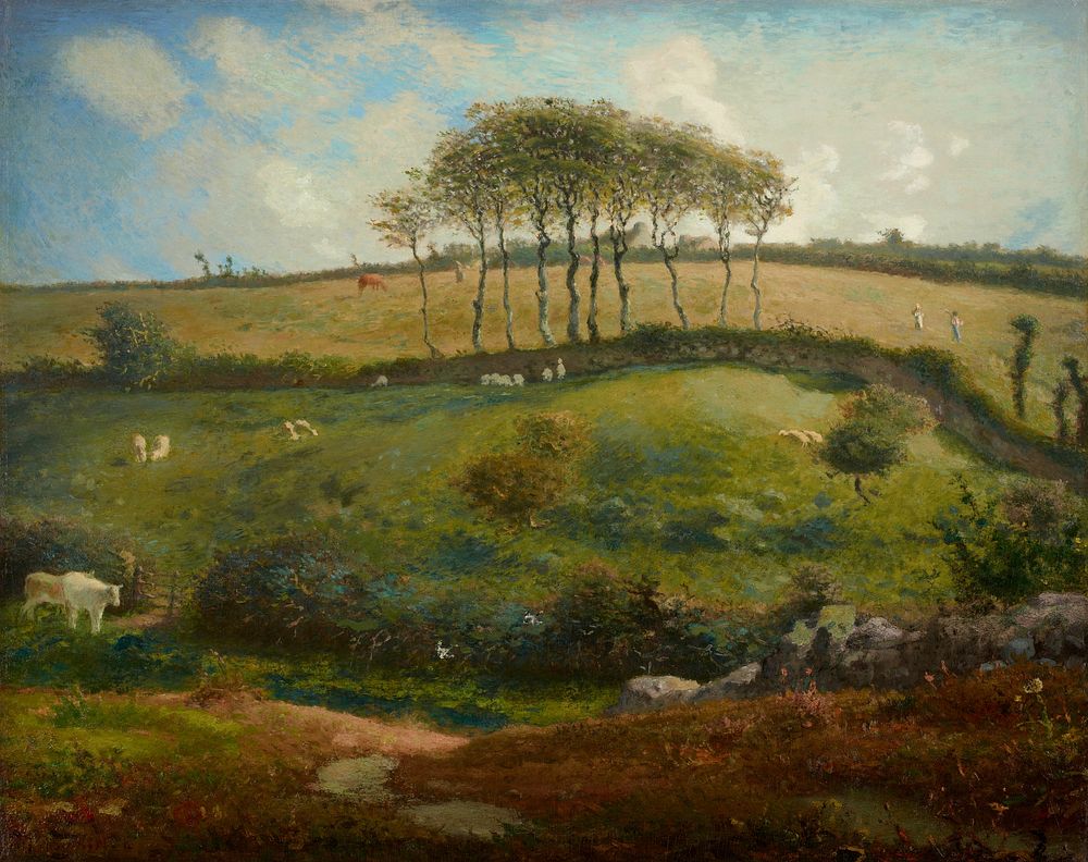 Landscape with figures and cattle. Original from the Minneapolis Institute of Art.