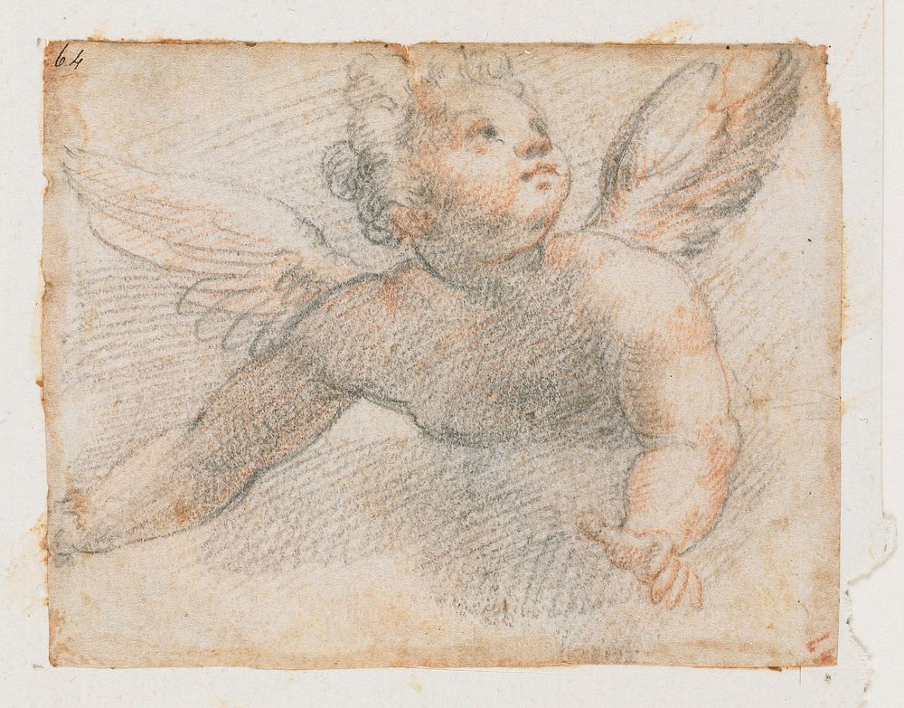 Putto during 17th century by Cristoforo Roncalli (il Pomarancio). Original from The Minneapolis Institute of Art.