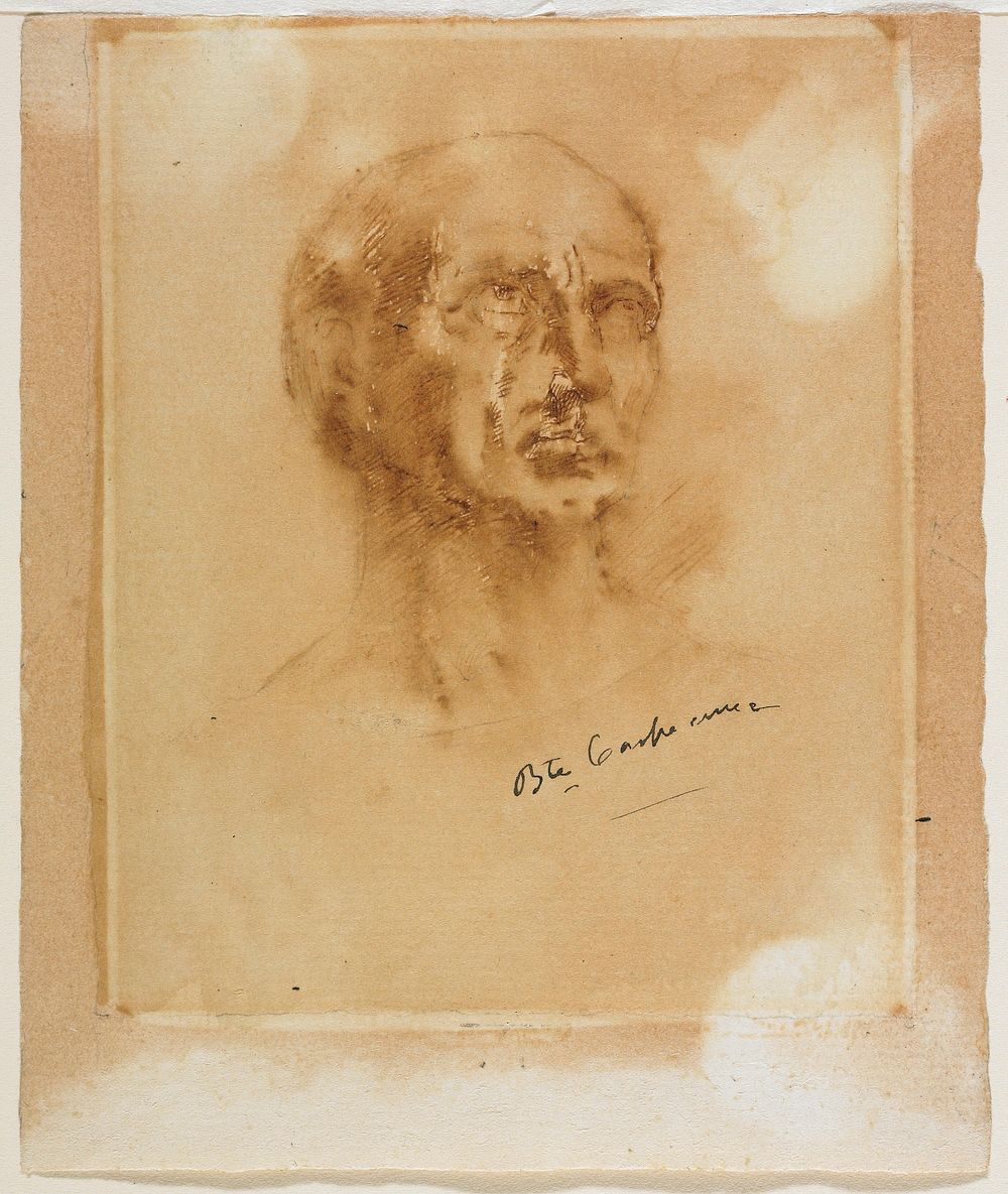 Head Study (after Raphael). Original from the Minneapolis Institute of Art.