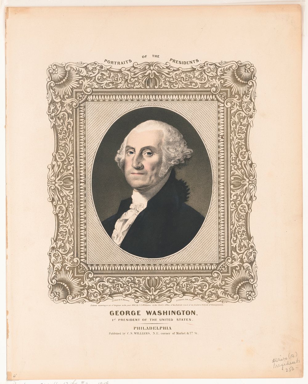 George Washington, 1st President of the United States (1846) by Albert Newsam