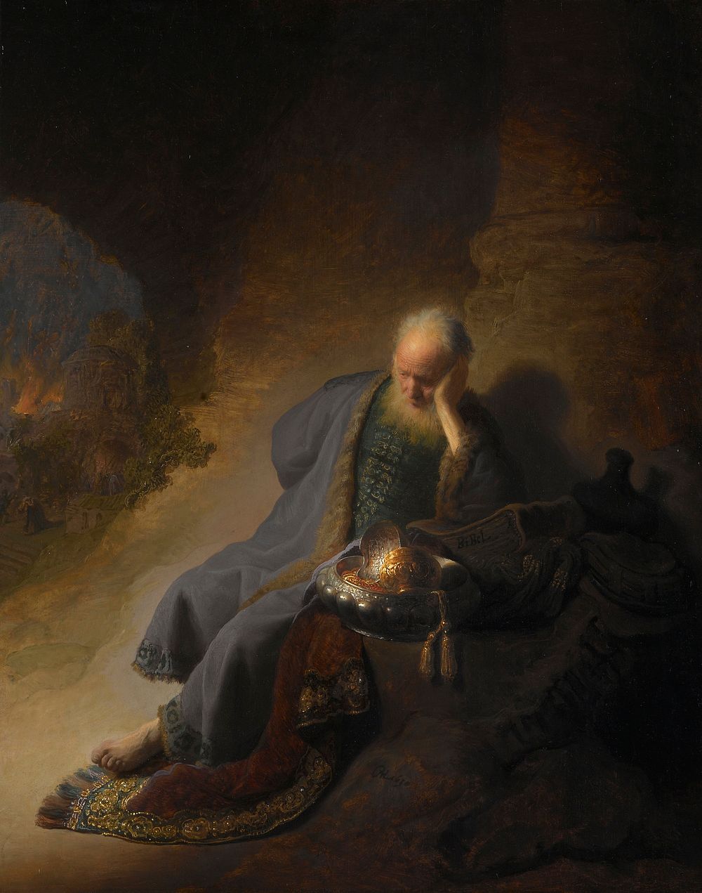 Rembrandt van Rijn's Jeremiah Lamenting the Destruction of Jerusalem