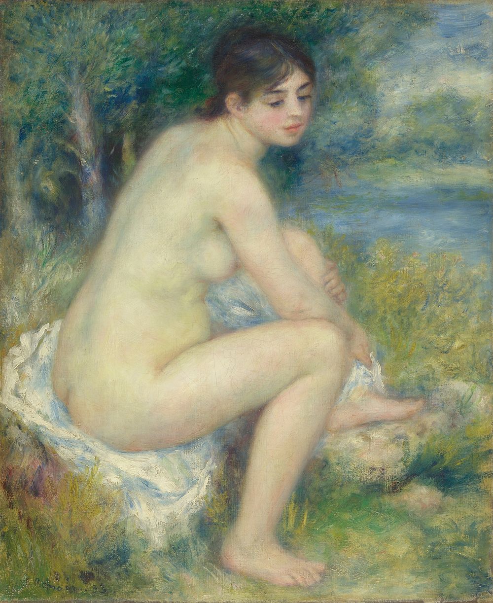 Femme Nue dans un Paysage, by Pierre-Auguste Renoir