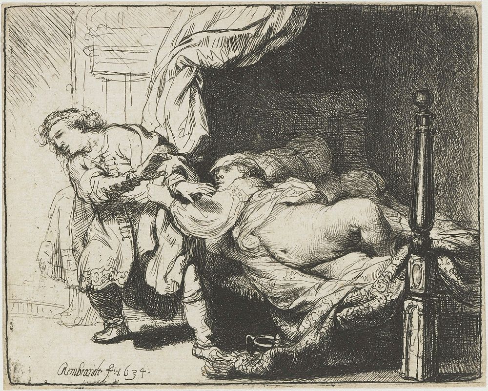 Rembrandt van Rijn's Joseph and Potiphar's wife