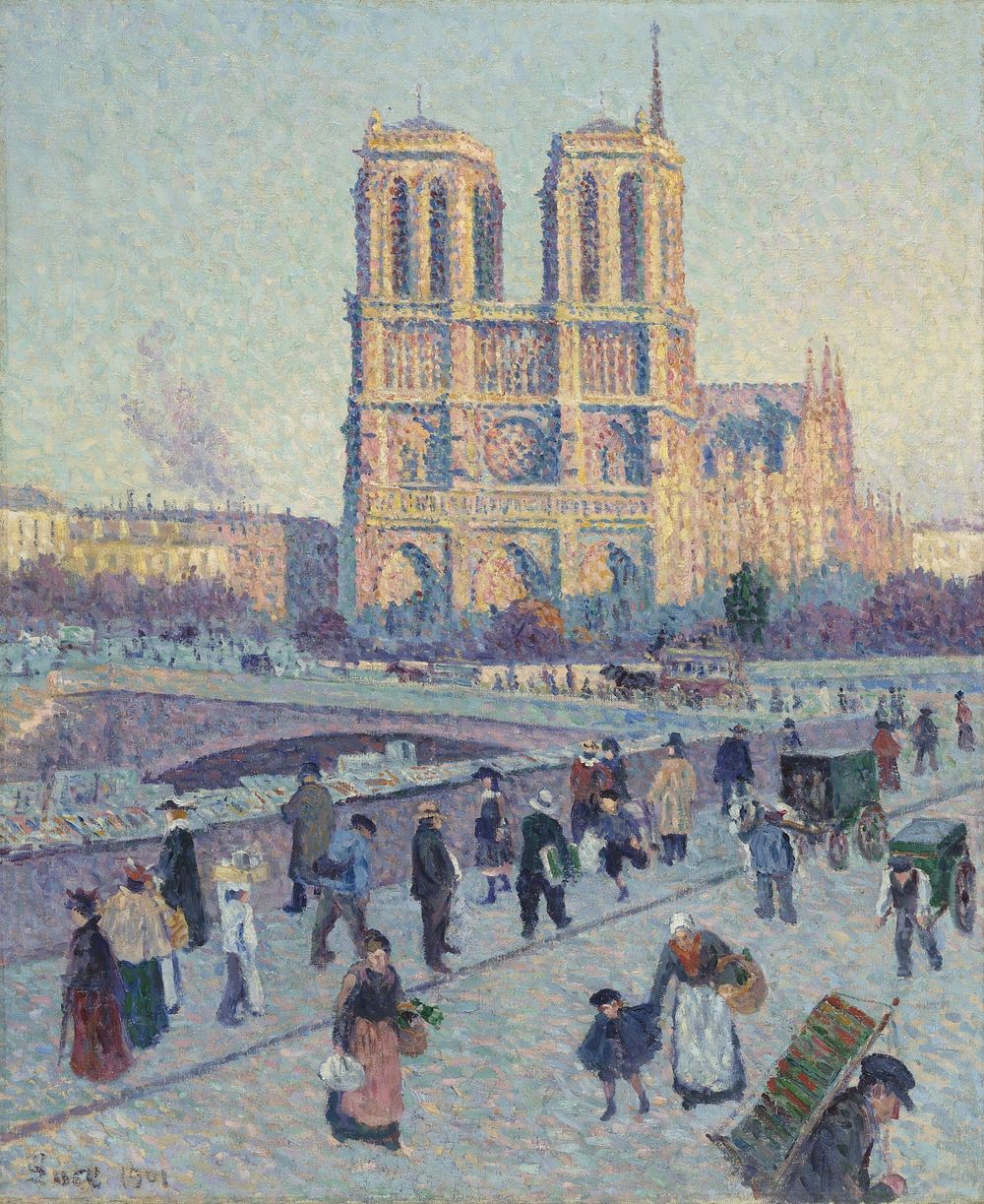 Maximilien Luce - The Quai Saint-Michel and Notre-Dame - Google Art Project