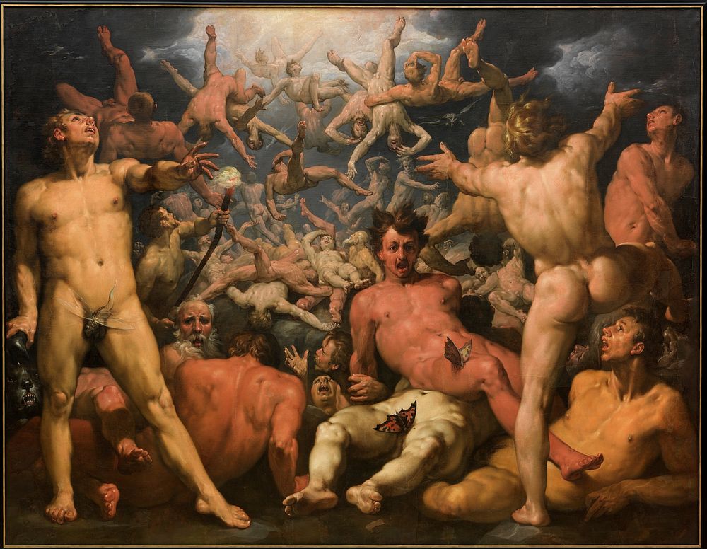 Cornelis Cornelisz. van Haarlem - The Fall of the Titans - Google Art Project