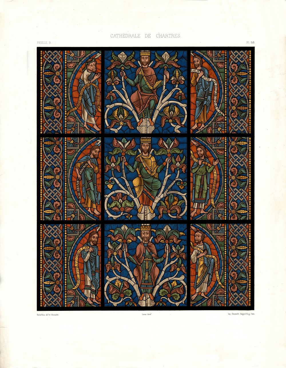 Monographie de la cathédrale de Chartres. Atlas