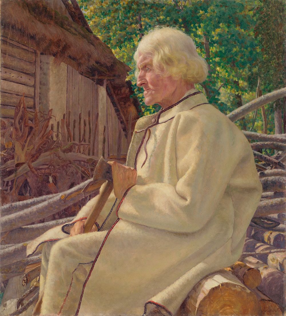 Ivan Žabota - Portret starca; Portrait of an old man