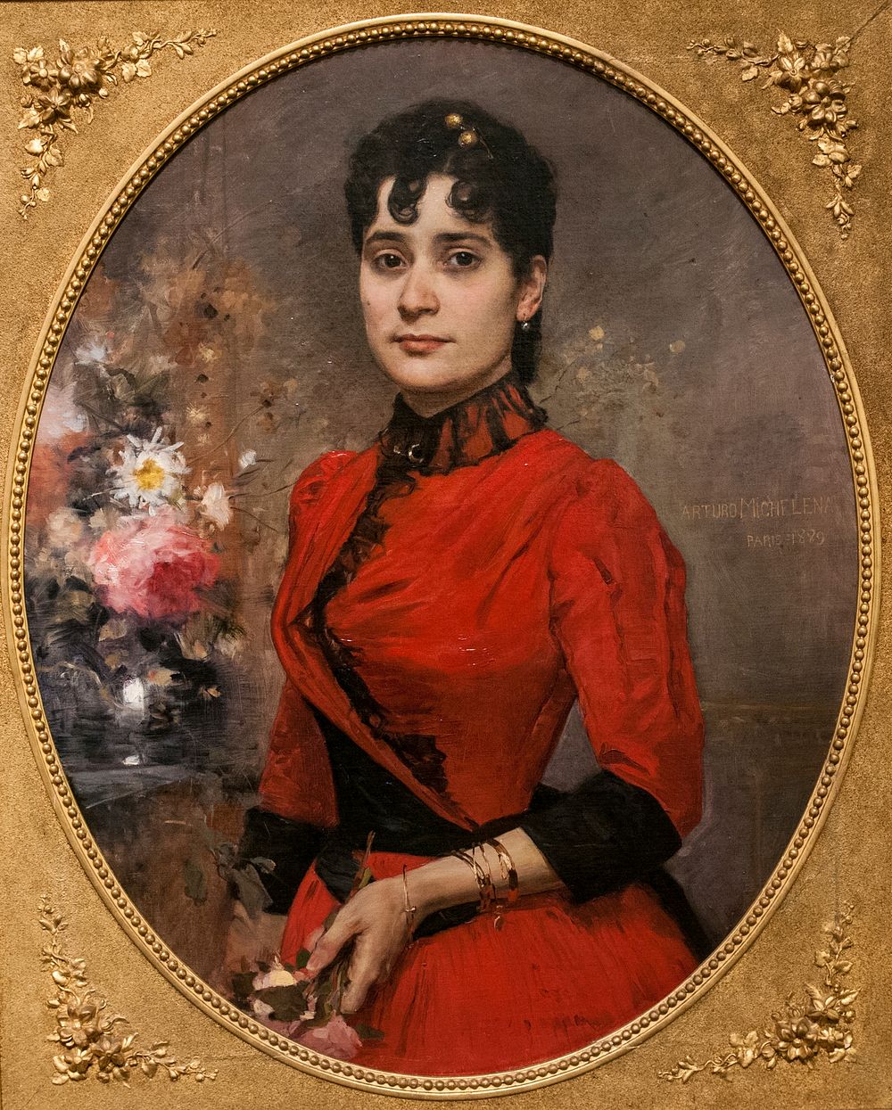 Emilia Alcalá by Arturo Michelena