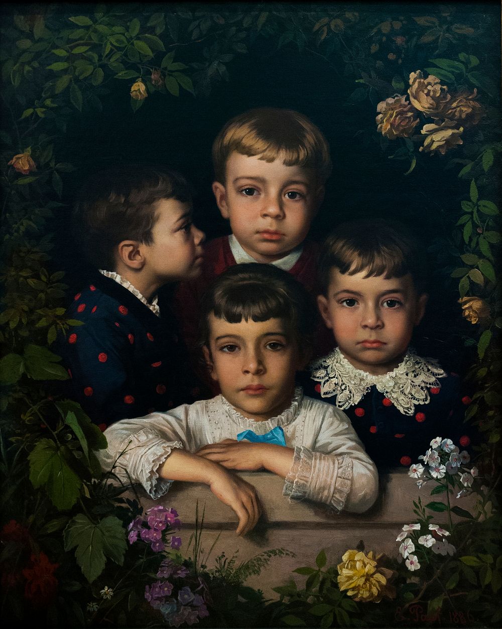 Children by Karl Ernst Papf 1886