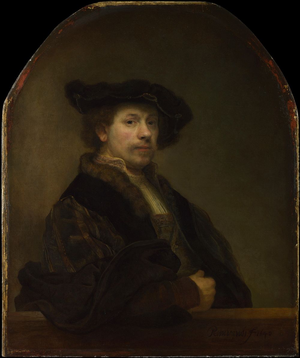 Rembrandt van Rijn's Self Portrait at the Age of 34