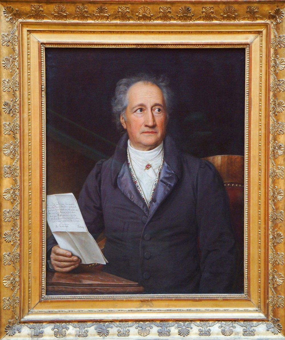 Joseph Karl Stieler portrait de Johann Wolfgang von Goethe