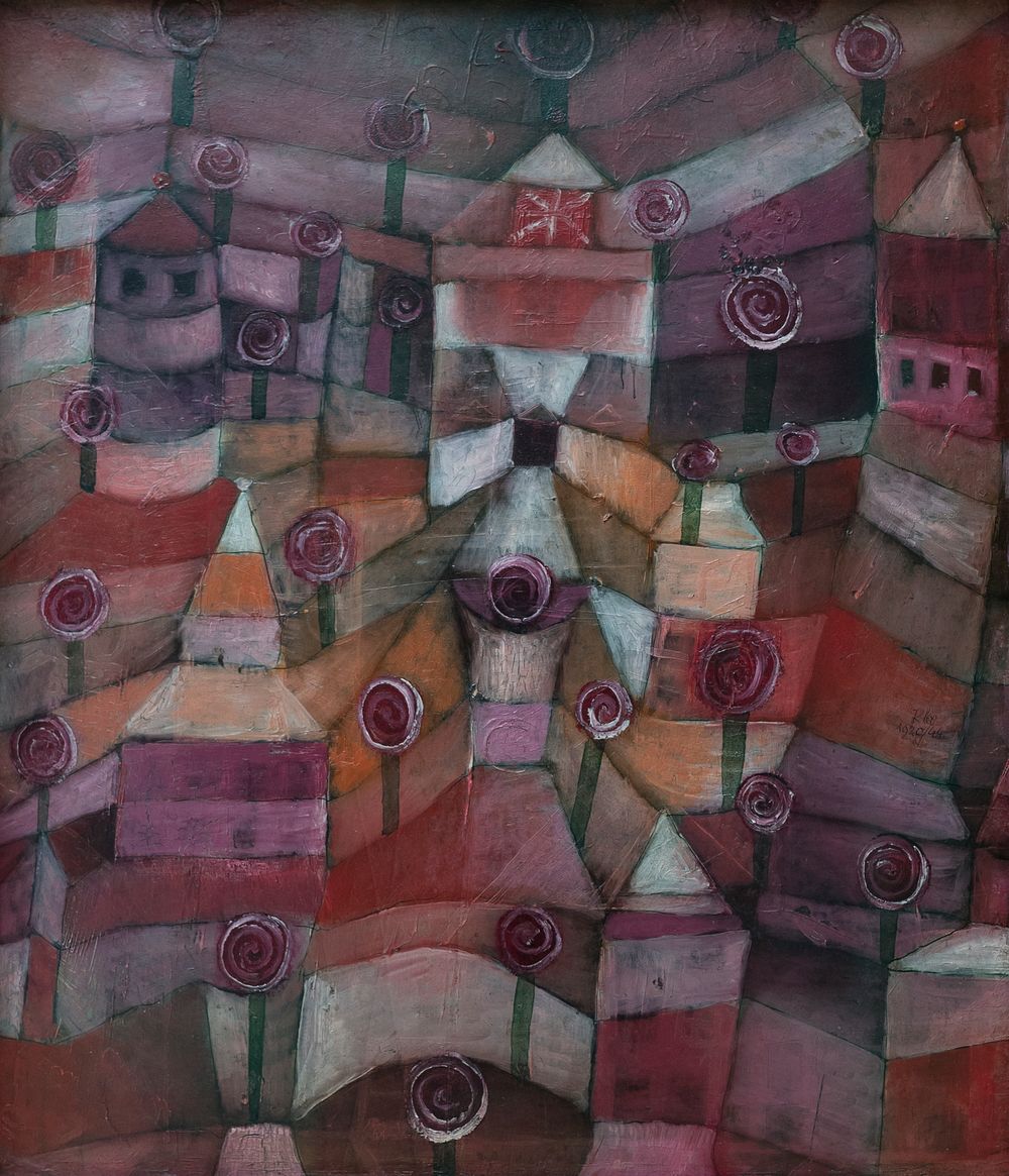 Rose garden (1920) by Paul Klee