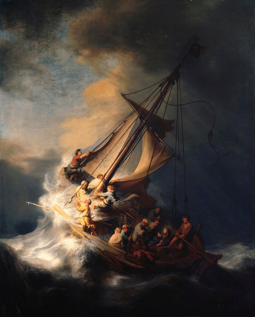 Rembrandt van Rijn's The Storm on the Sea of Galilee (1633)